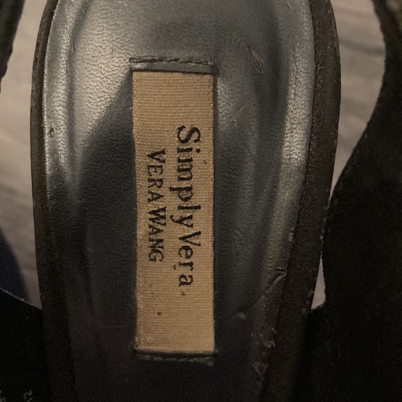 Vera Wang Slingback Peep-toe Heels - Picture 3 of 10